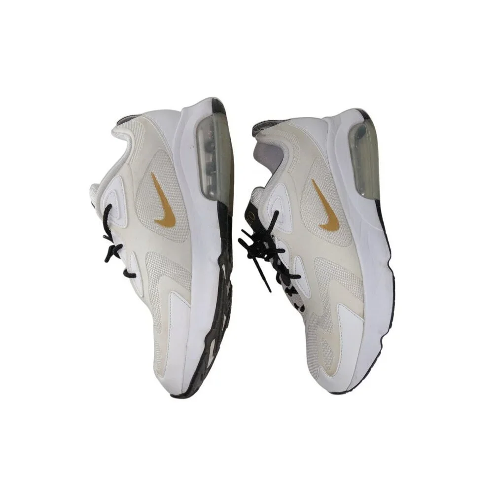 Nike Womens Air Max 200 AQ2568-102 White Running Sneakers Size 11 No‎ Insole